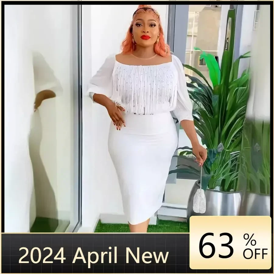 

Женское платье в африканском стиле, новинка 2024, модные кружевные свадебные платья Дашики, Анкара, элегантное платье макси в турецком мусульманском стиле