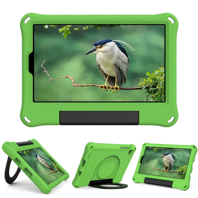 For Samsung Galaxy Tab A7 Lite Case EVA Tablet Stand Cover Case for Galaxy Tab A7 Lite SM-T220 SM-T225  8.7 inch  Kids Case Green