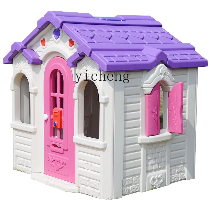 XL Kindergarten Outdoor Castle Children Game House Baby Naughty Castle Plastic Toy House Room