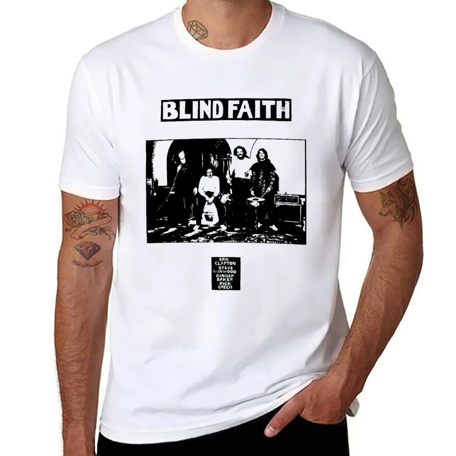 Blind Faith T-Shirt Camicie Graphic Tees Tees Kawaii Clothes Mens Clothes