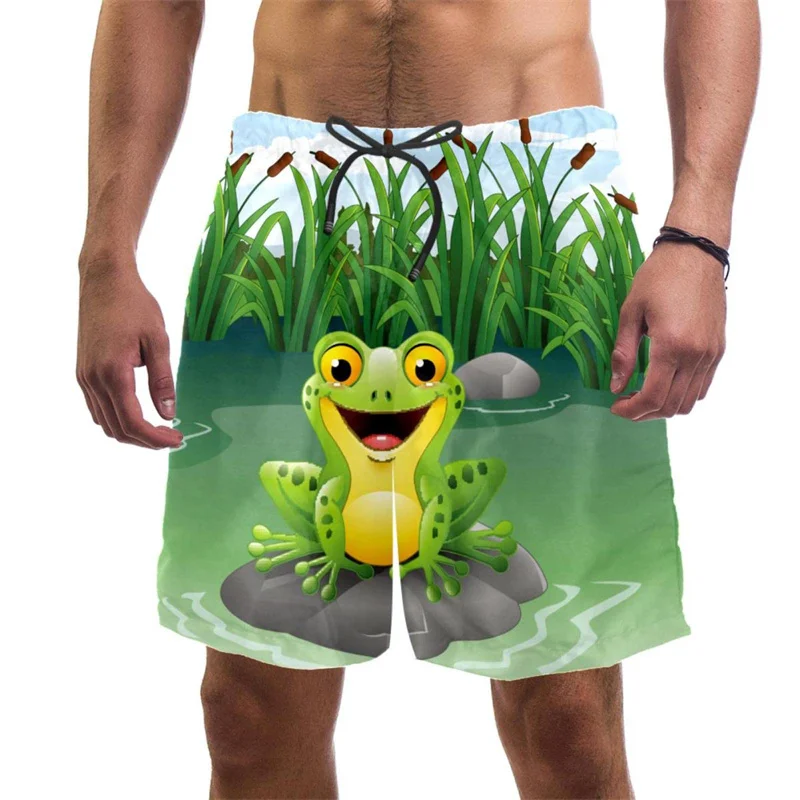 New Harajuku Ice Cream Printing Beach Shorts Tropical Fruits Graphic Board Shorts Men Fashion Funny Swiming Trunks Hawaiian Pant 4