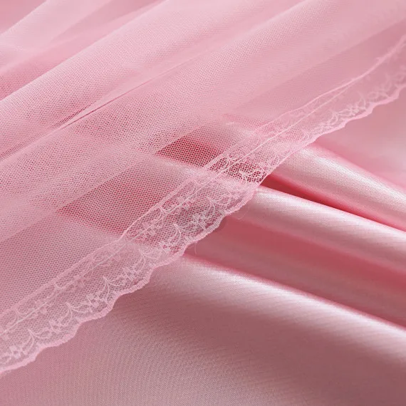 Korean Semi Shade Double Layer Curtain Wedding Veil Princess Style Children Bedroom Window Curtain 4