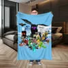 Designer Throw Blanket for Sofa Decoration Minecraft Plaid Blankets & Throws Interior for Home Fluffy Soft Blankets King Size 1