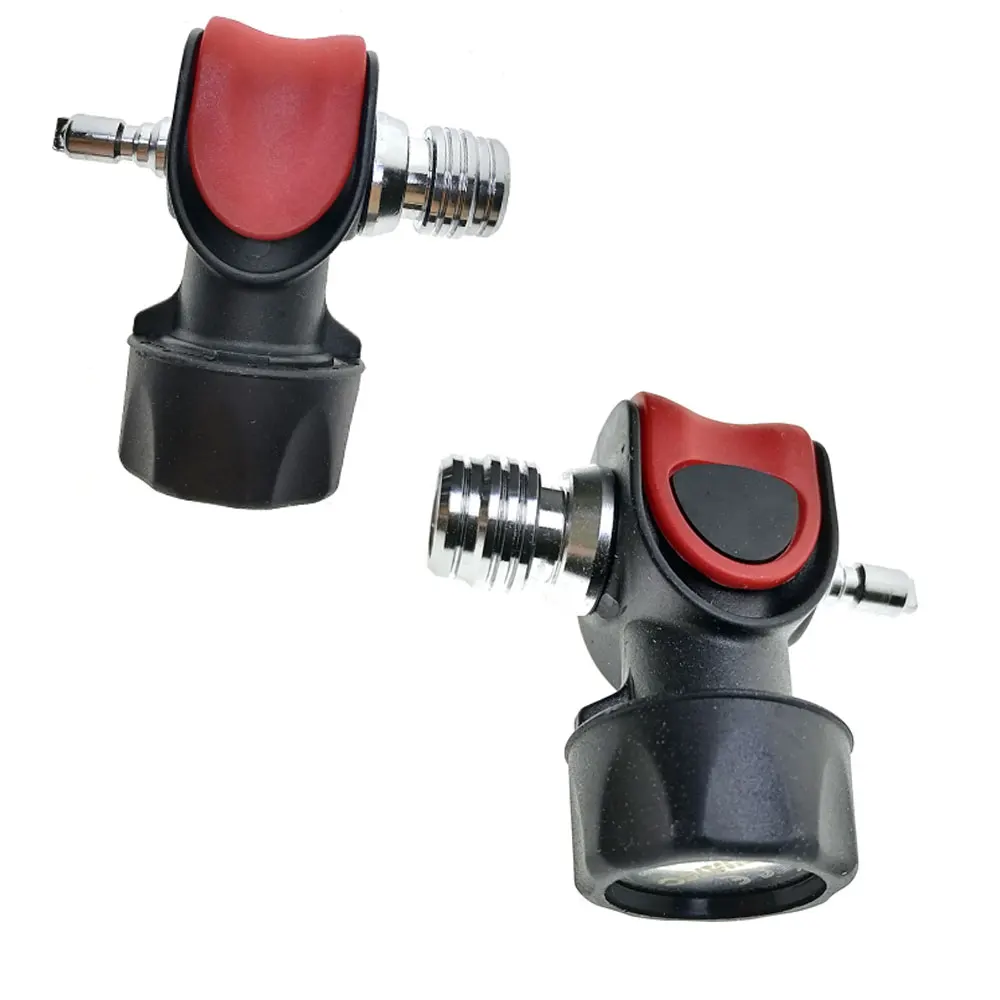 Standard Dive Alert Connector Scuba Dive Dual Air Powered Surface Horn Signaling Fitting 4