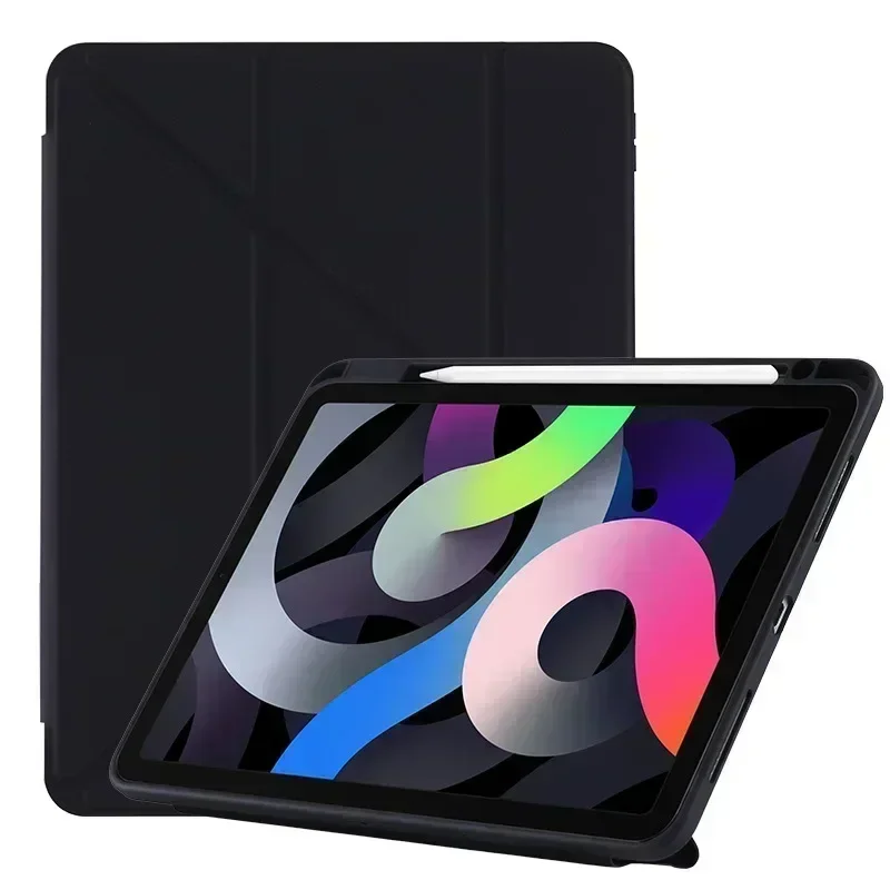 Origami-case Suporte Acrílico com Slot de Caneta para Ipad Capa Trifold Ipad 10 Air Mini 2023 Pro 12.9 11 109 102 97 - Imagem 4