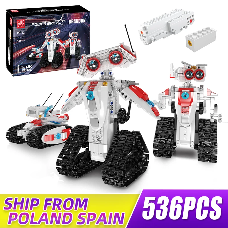 Mold King 15082 Power Bricks 3 In 1 App Tecnica Motorizzata Rc Robot Motor Power Functions Set Di Blocchi Di Costruzione Fai Da Te Per Bambini