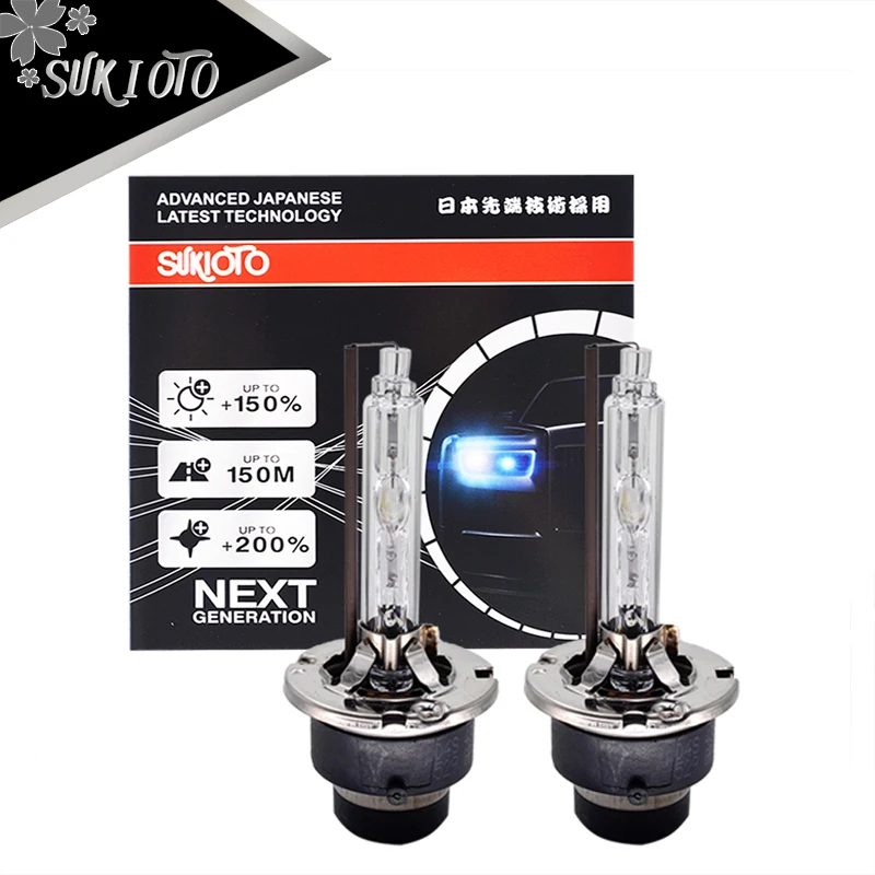 

SUKIOTO Japan Origin Made In China 2PCS Headlight 55W D1S D2S D3S D4S Xenon HID Car Bulbs 35W D1 D2 D3 D4 Headlamp Auto Lamp 12V