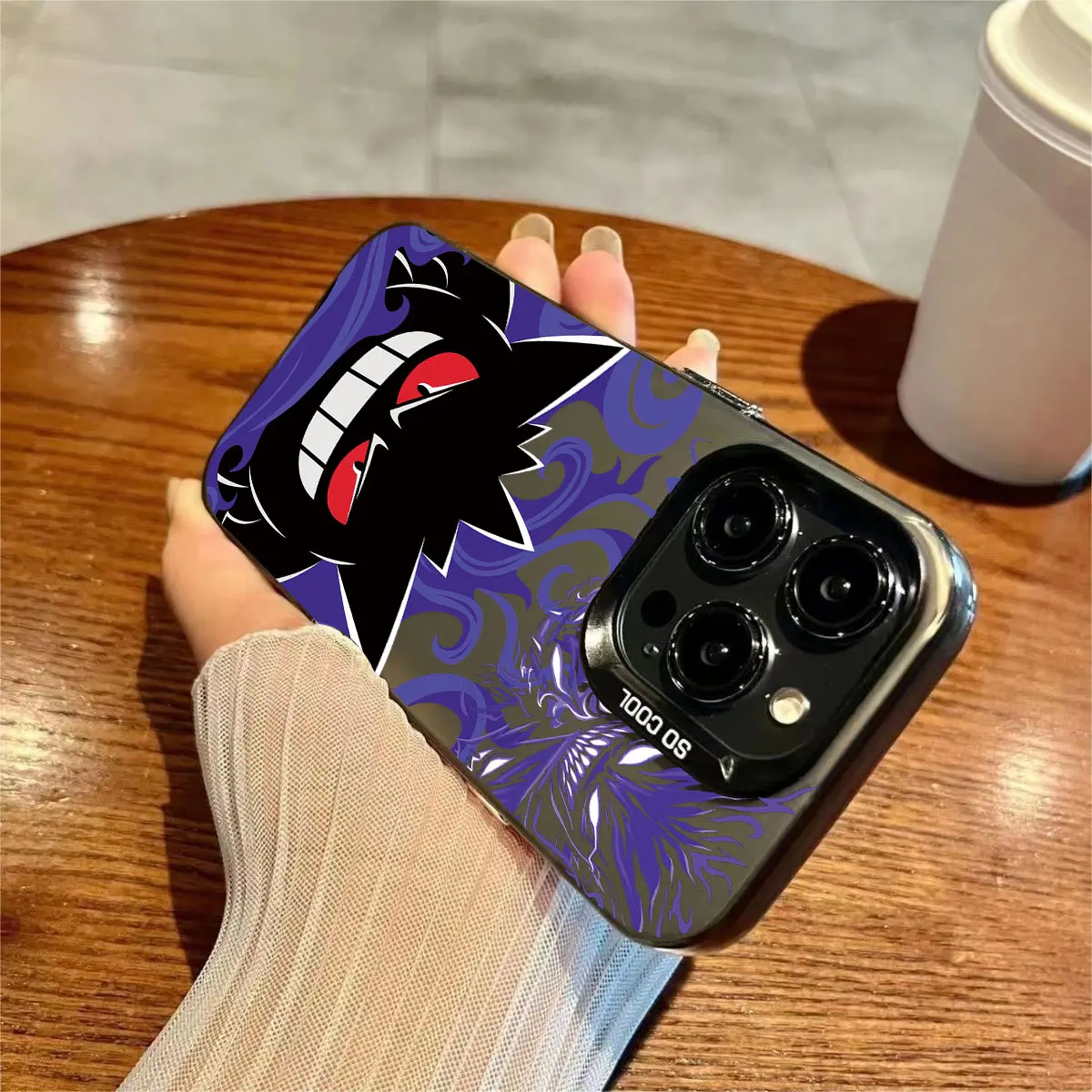 Anime-Inspired Gengar Matte Phone Case - Stylish and Cool Design