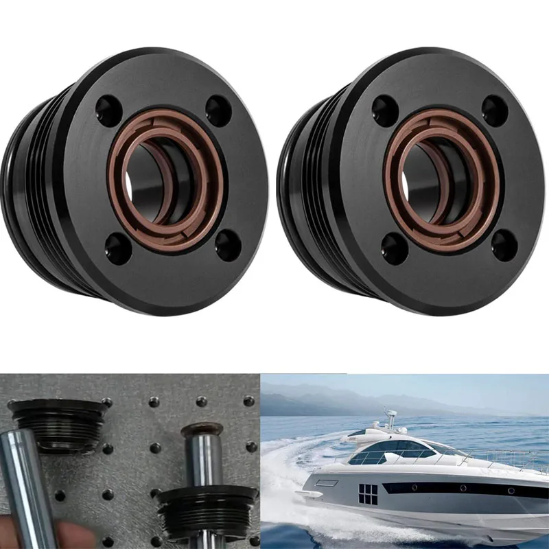 Boat Accessories Trim Cylinder RAM Rebuild Kit Fit for Volvo Penta Trim Cylinder 3860881 290 872612 872837 Duo Prop (2 Pack)