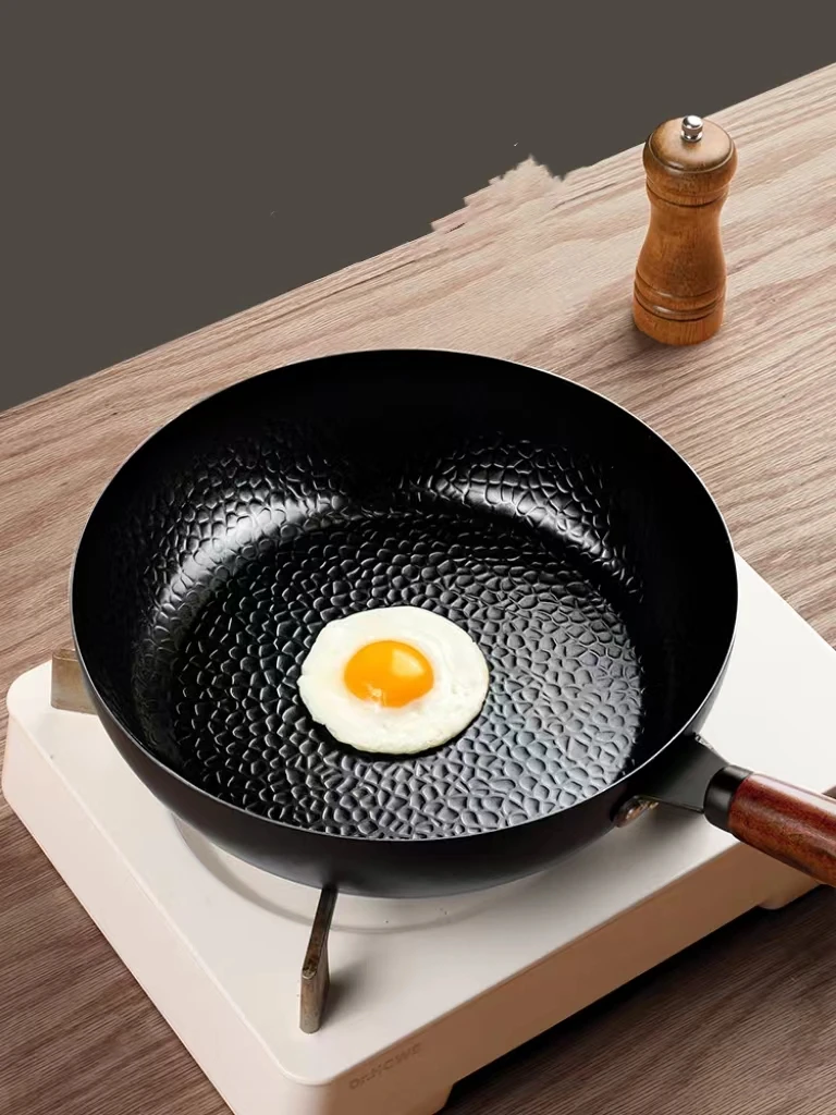 Emeril Forever Pans Chinese Wok Wok Wok Home Stainless Steel Fry Pan  Stainless Steel Wok Cauldron Non- Stick Wok - AliExpress