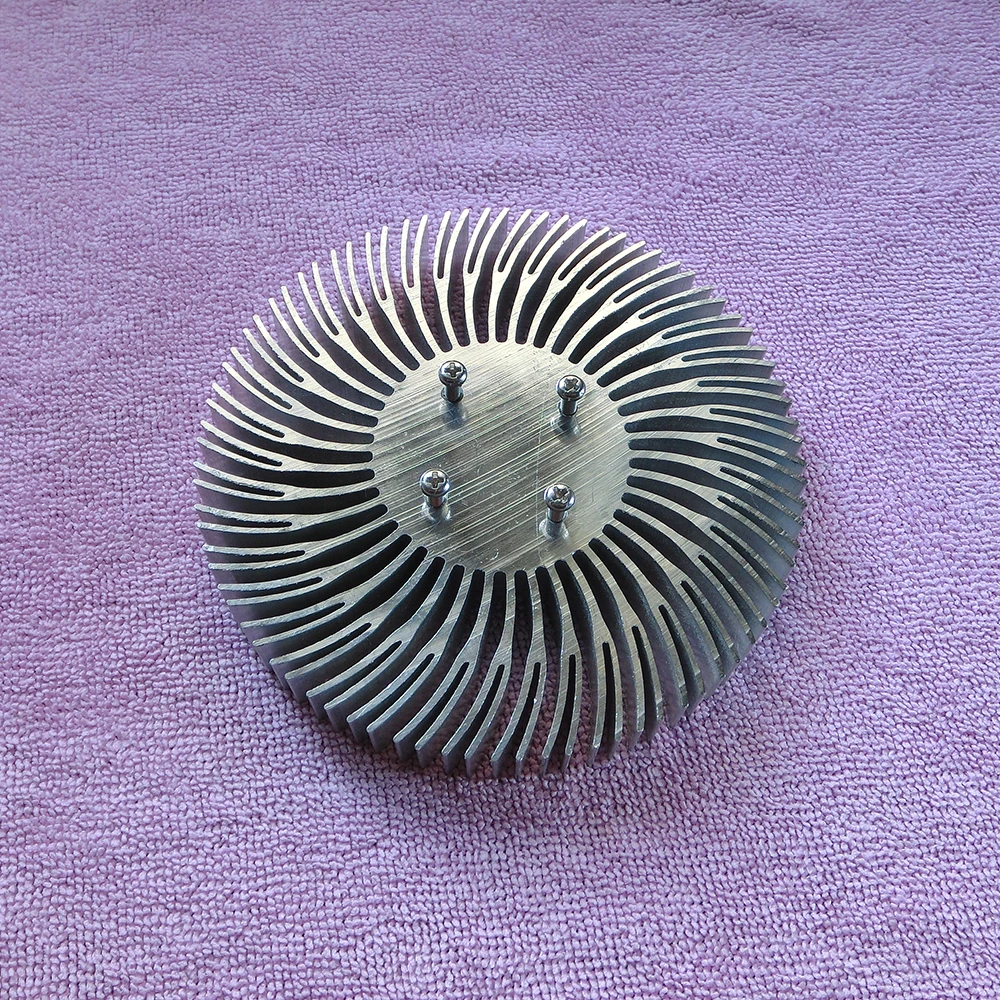 Round 90x12mm Aluminium Heat Sink for 10W High Power LED Spot Light Panel Bulb Lamp COB