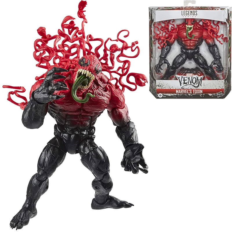 

Original Hasbro Marvel Legends Series Venom Collectible Marvelu 2019S Toxin 7-Inch Action Figure Toy for Children Kids Gift