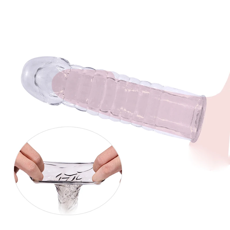41 Styles New Hot Soft Reusable Full Cover Flexible glue Skin Cock Sleeve Delay Extension Enlargement Party Toys for Adult