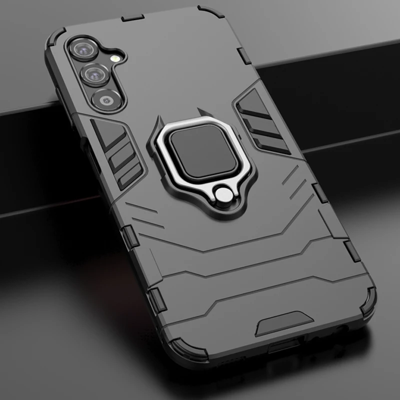 Per Samsung Galaxy A25 A 25 5G Custodia Armor Ring Supporto Magnetico Per Auto Custodie Per Telefono Con Cavalletto Per Samsung A25 25A A25 5G Cover P