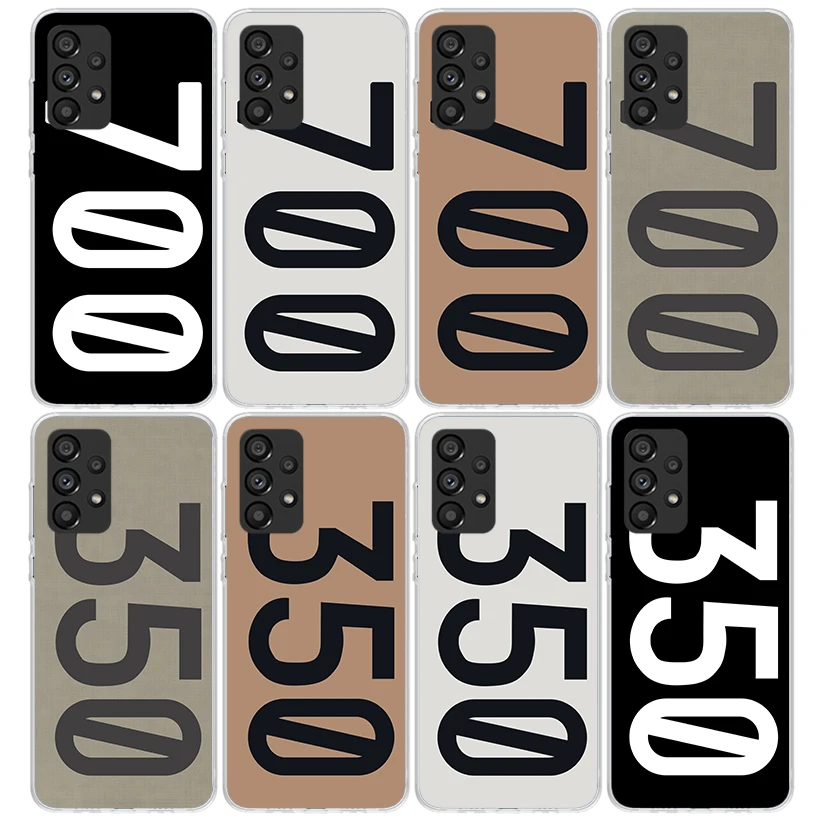350 700 Custodia Per Telefono Yeezy-Design Per Samsung Galaxy A14 A13 A12 A54 A53 A52S Cover A24 A34 A23 A33 A22 A32 A03S A04S Silicone She