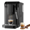 VEVOR Automatic Espresso Machine,20 Bar Auto Coffee Machine w/Frother Steam Wand,Built-In Grinder and 15-Level Grinding Settings 1