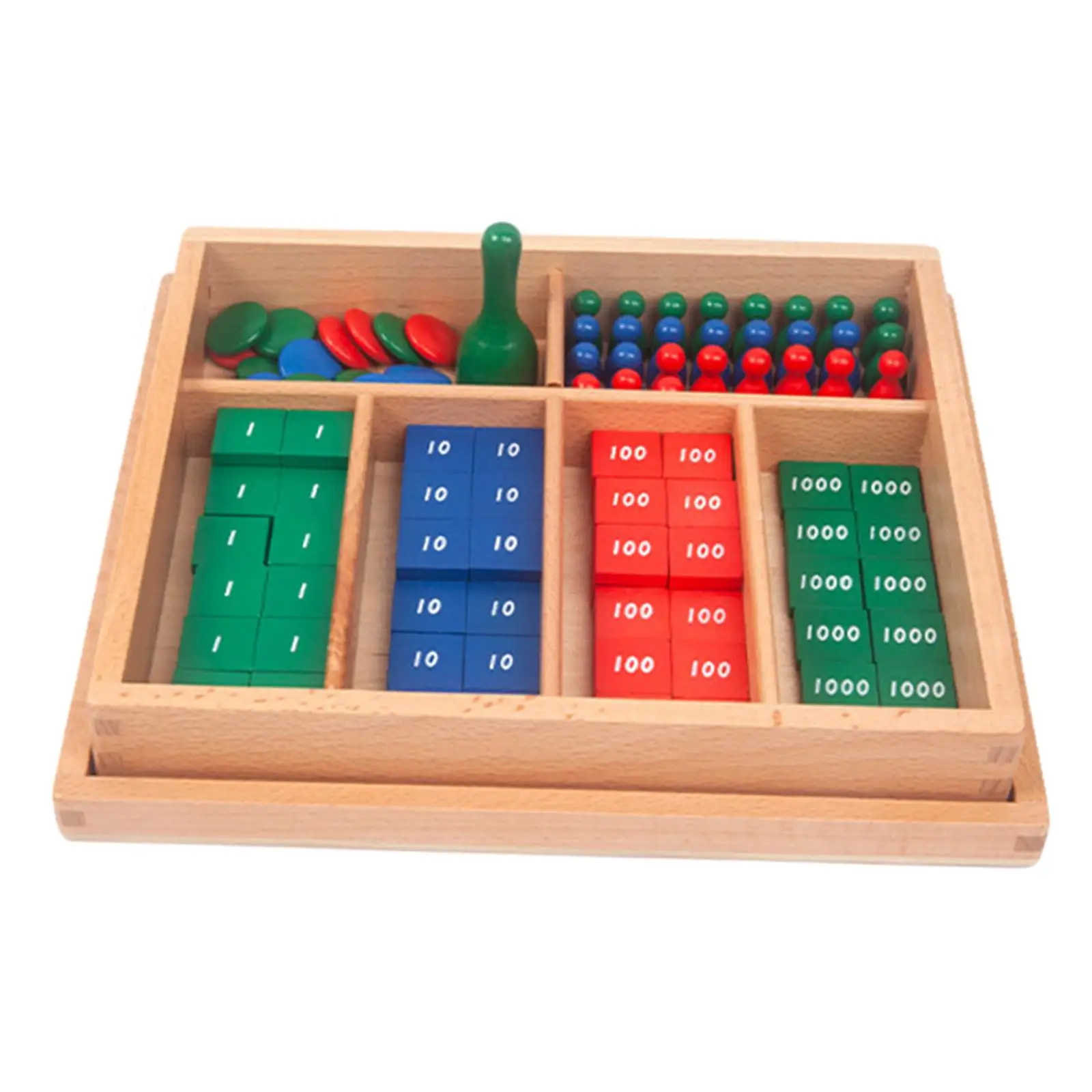 Montessori Stamp Game School Classical Preschool Children Baby Boys Girls Maths Toys Math Material Kids Early Development 3