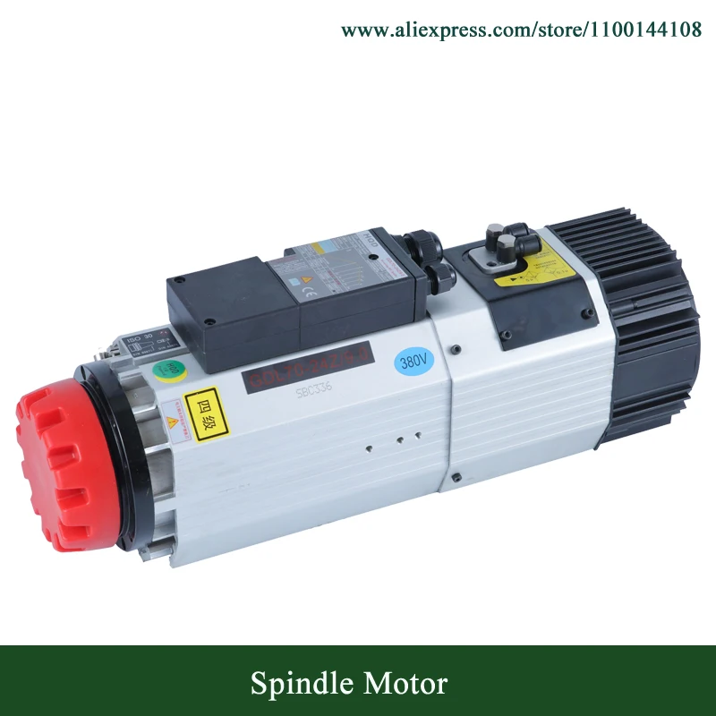 

GDL70-24Z/9.0 Short Nose ATC Spindle Motor 9kw ISO30 18000rpm / 24000rpm Air Cooled Spindle Motor 600HZ / 800HZ