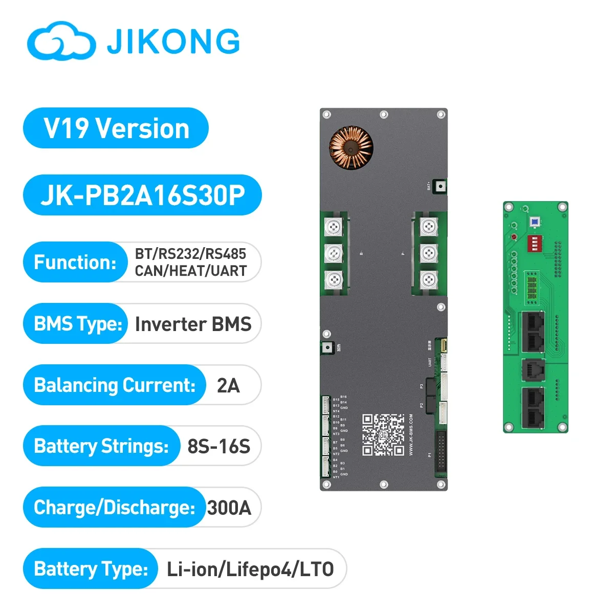 JIKONGV19JK-PB2A16S20PPB2A16S30PSmartBMS200ALi-ion/Lifepo4/LTOBatteryHouseholdEnergyInverterBMSActiveBalancer2A-AliExpress