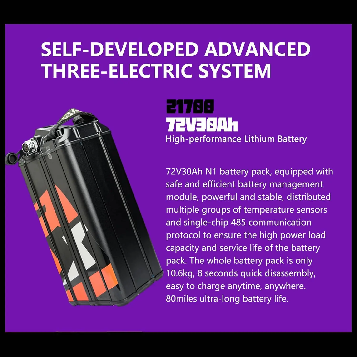 Freego N1 Electric Motorcycle Bike for Adults 8000W Mid-Mounted Motor 72V/30AH Battery Top Speed 50MPH Ebike Dual LED Headlight