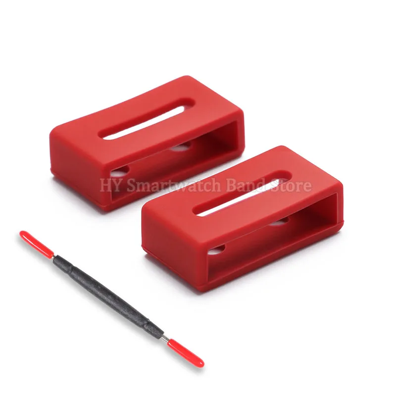 Silicone Watch Strap Keeper Loop - Waterproof Rubber Accessory