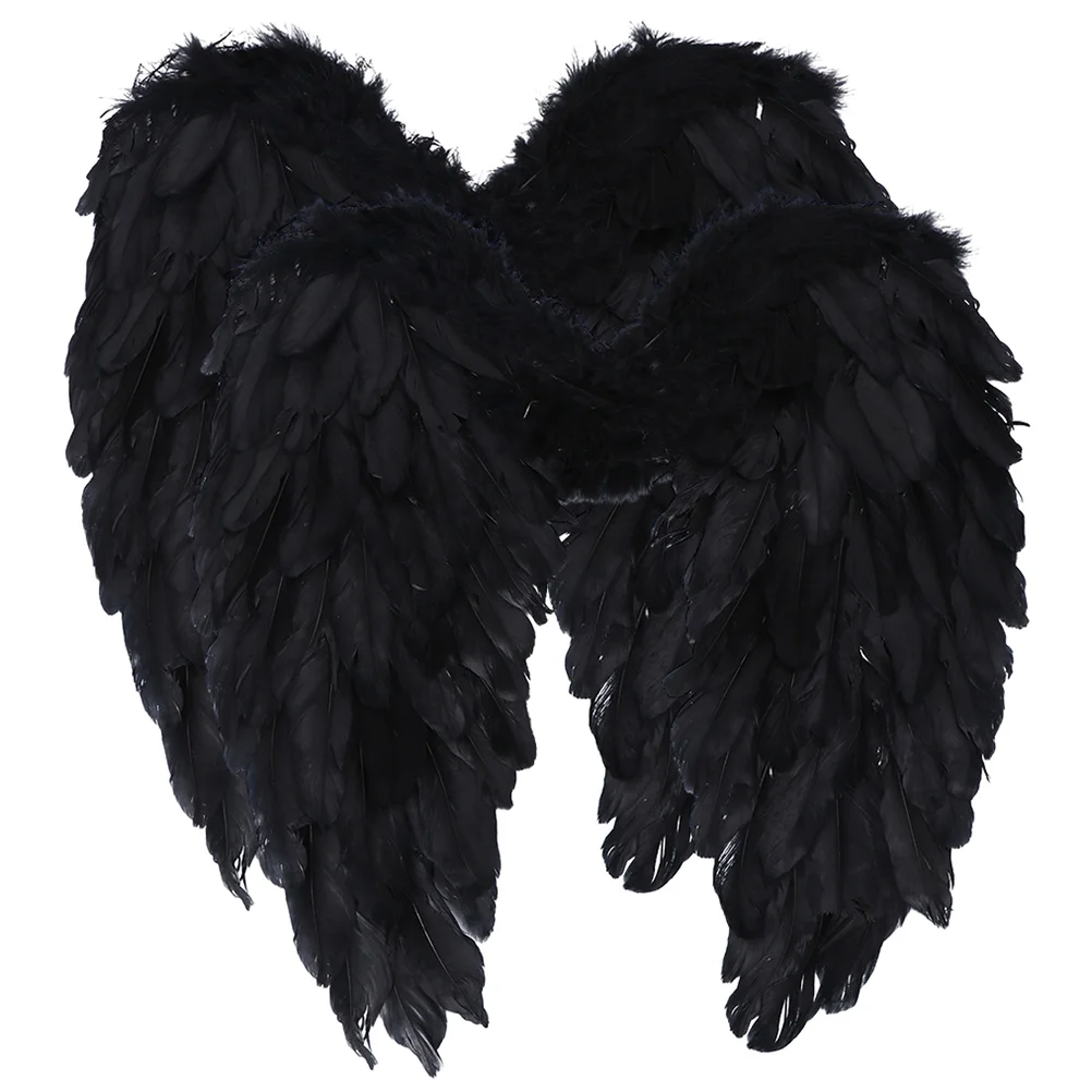 

Large Angel Costume Wings Plumage Cosplay Wings Prop Feather Wings Adult Children Christmas Stage Performance Decor