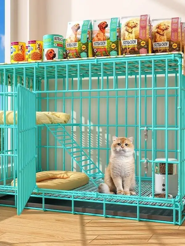 알파코 이층 고양이 케이지 빌라 화장실 일체형 공간 절약형 실내 고양이 쉼터 ..