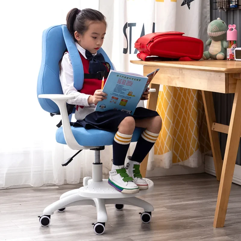 

Children's Multifunctional Learning Chair Adjustable Lift Correction Sitting Posture Pouf Stool Writing Backrest Child Stool