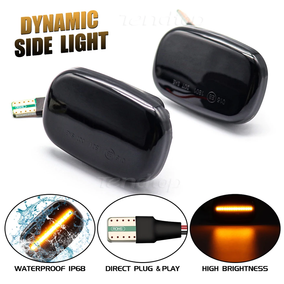 Acquista Led Dinamico Indicatore Laterale Indicatori di Direzione Luci Per Toyota Celica T20 23 Corolla Caldina Avensis Starlet Prius Fielder Verso Runx MR2 in Italia a partire da 8.99