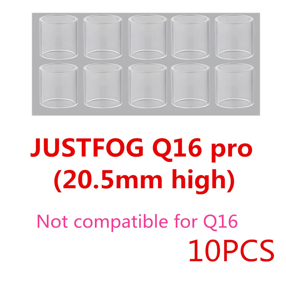 Q16 10PCS FATUBE Glass tube for  Q16 Pro 1.9ml / Q14 / Q16 2ml Compact 16 / Compact 14 