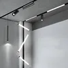 Recessed Magnetic Track Light Design ceiling light Magnetic Rail Ceiling System Indoor Track Lighting Spot Rail Spotlight 1