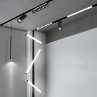 Recessed Magnetic Track Light Design ceiling light Magnetic Rail Ceiling System Indoor Track Lighting Spot Rail Spotlight 1