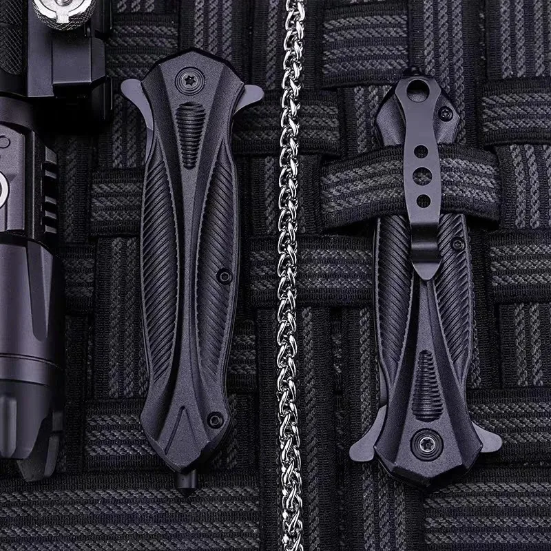 New beautiful outdoor knife, multi-function folding knife, high hardness outdoor portable self-defense knife and fruit knife 3