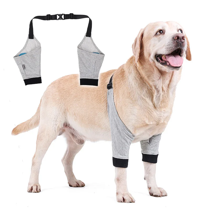 

Протектор локтя, регулируемый дышащий налокотник на переднюю ногу собаки, налокотник на плечо для питомца, противоскользящий, снятие боли, аксессуары для собак
