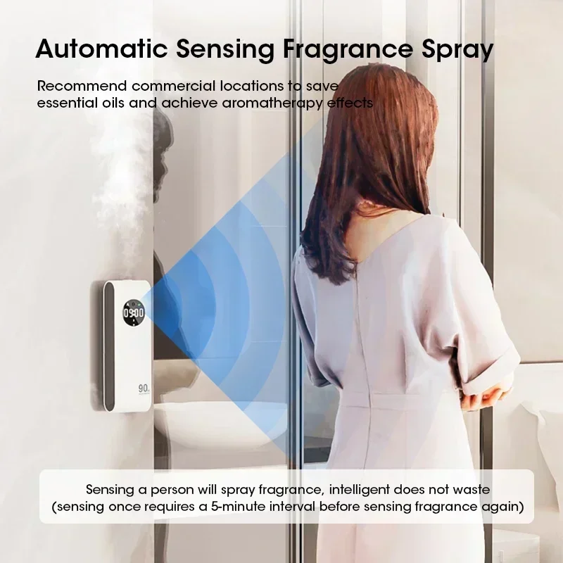 Mini Multi-Functional Aromatherapy Diffuser USB Smart Essential Oil Air Freshener Home Desktop Wall Mounted For Car_voghion.com