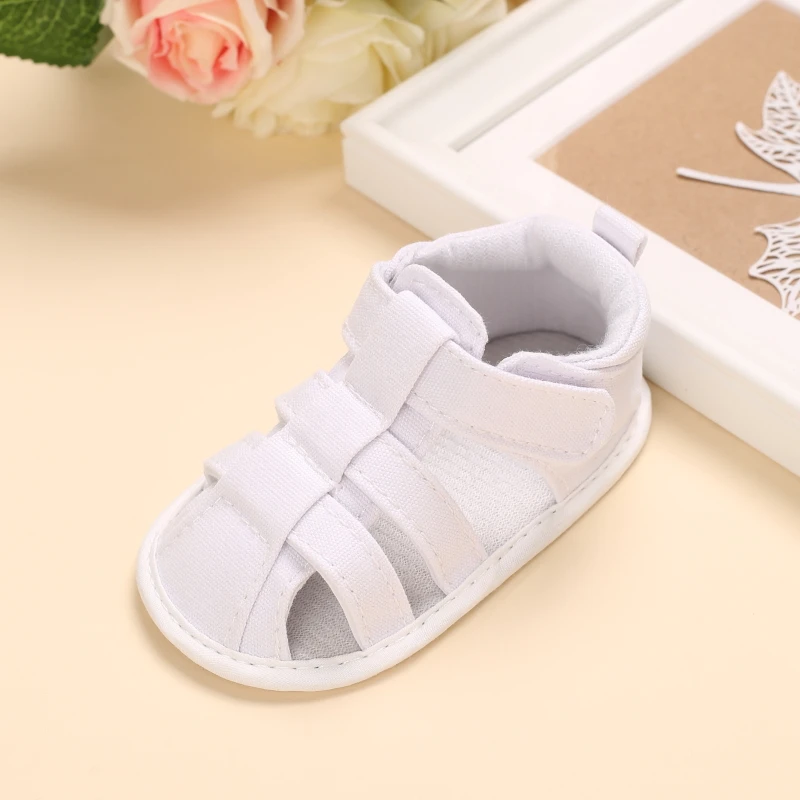 Newborn Toddler Shoes Baby Soft Soled Sandals Lace Soft Soled Shoes Beach Shoes  Slippers Non Slip Sandals 0-18M First Walkers