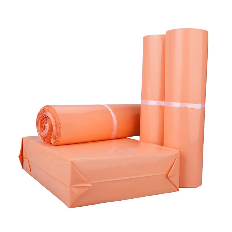 

10 шт. оранжевые розовые курьерские Сумки, Сумка для почтовых отправлений одежды, водонепроницаемая Экспресс-упаковочная сумка, самоклеящийся конверт, сумка для почты