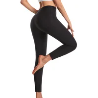 Pantalon de Sauna pour femmes, modelant le corps, perte de poids, amincissant, entraîneur de taille, ventre chaud, Leggings thermiques, entraînement, gymnastique 4