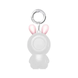 Compact Smart Bluetooth GPS Tracker - Real - Time Location Tag (WHITE)