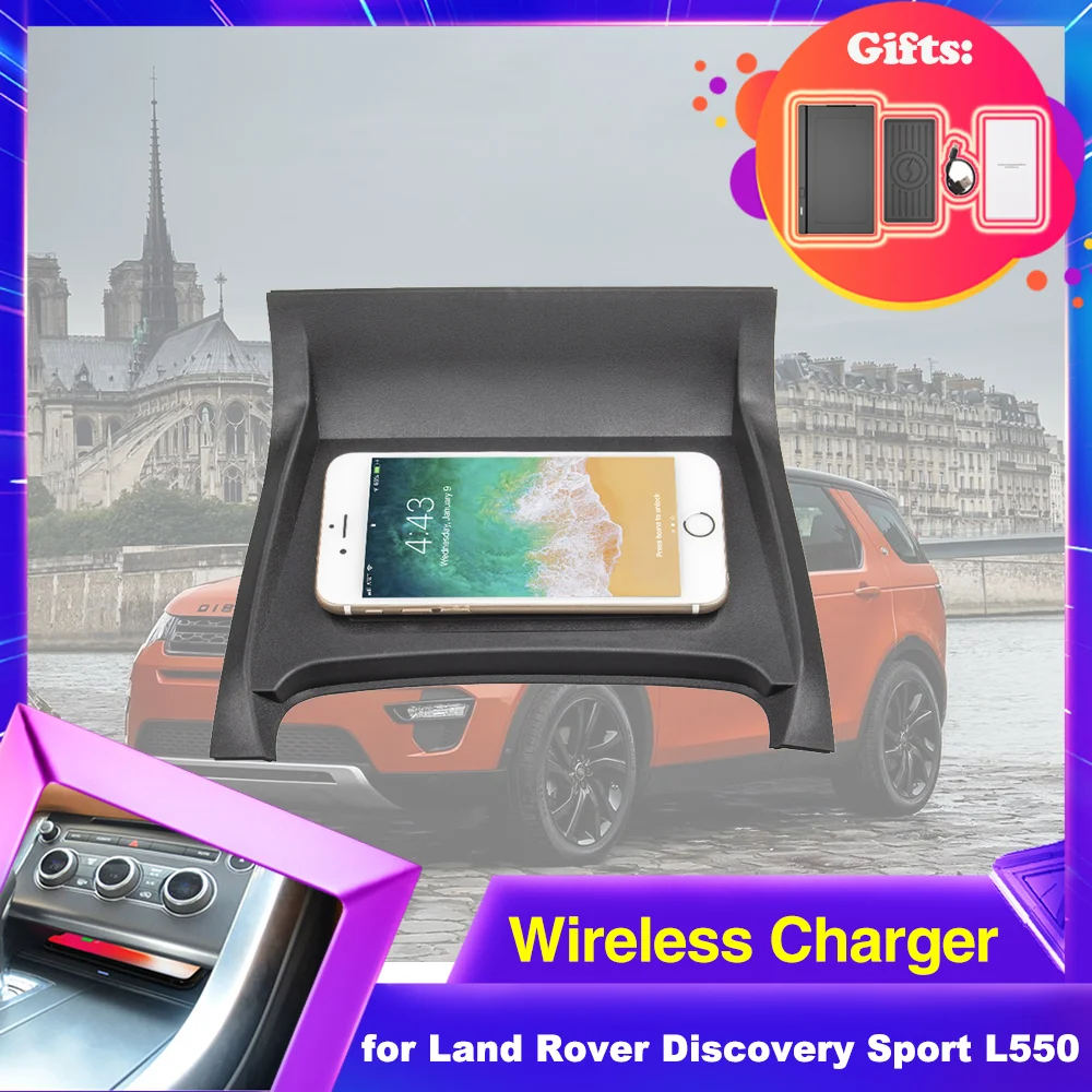 15W Car Wireles Charging Pad for Land Rover Discovery Sport L550 P300e
