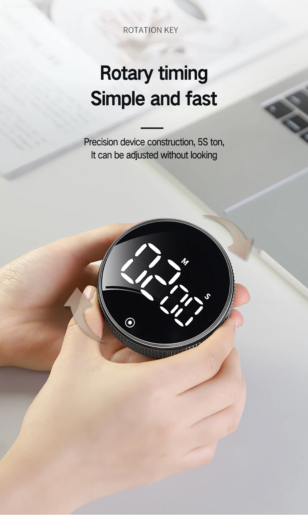 Description Picture 4 of itemIconic Brand Kitchen Timer Chronometer Timer Cooking Stopwatch Electronic Digital Timer Study Remind Alarm Clocks LED Kitchen Timers
