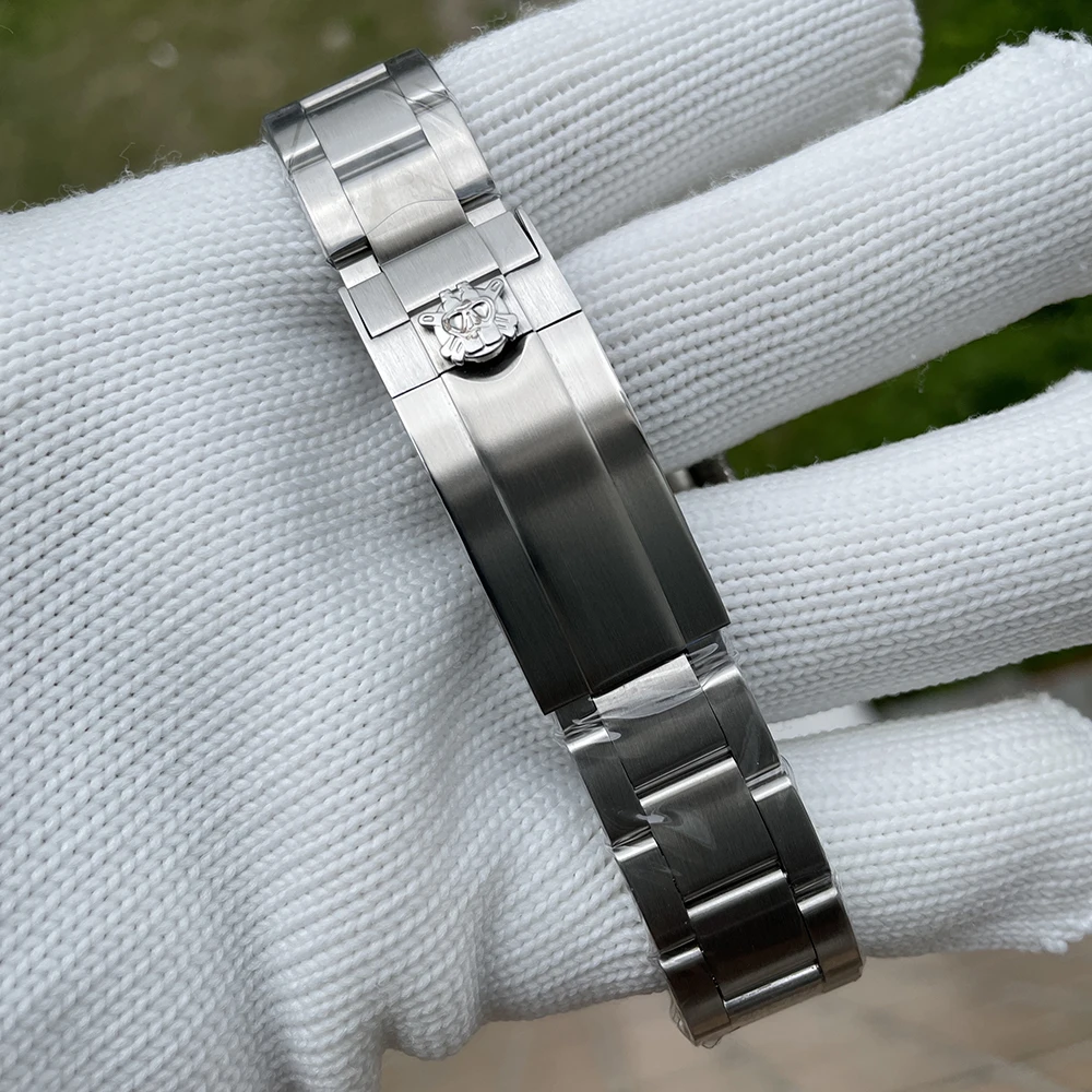 STEELDIVE 브랜드 SD1928H 블랙 다이얼, 39mm 스테인리스 스틸 케이스, NH35 자동 무브먼트, 10mm 크라운 파일럿 시계, 200m 방수