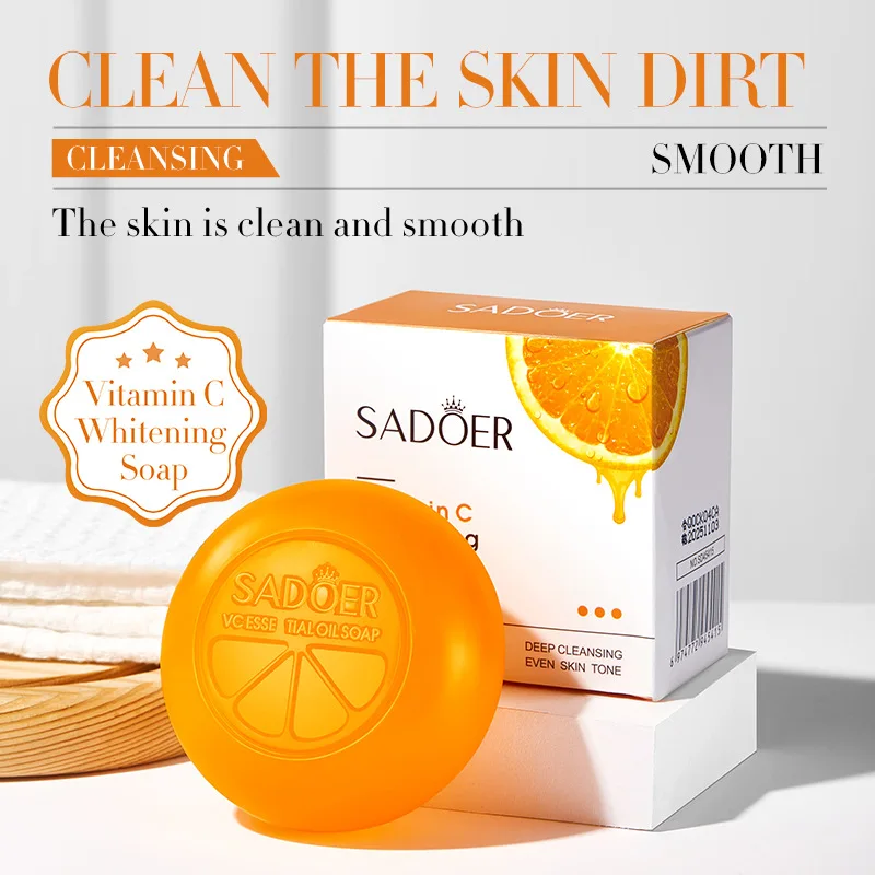 SADOER Aloe Facial Soap Collagen Face Wash Foam Facial Cleanser Moisturizing Hydrating Oil Control Body Bathing Handmade Soap 5