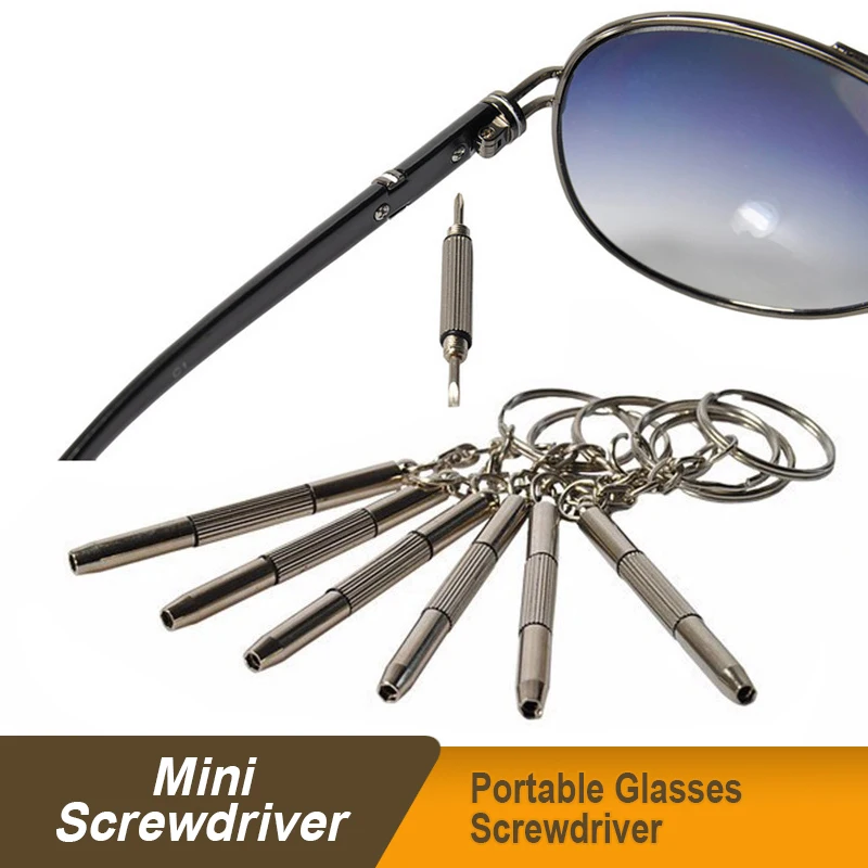 PortableGlassesScrewdriverSetToolScrewSmallScrewdriver