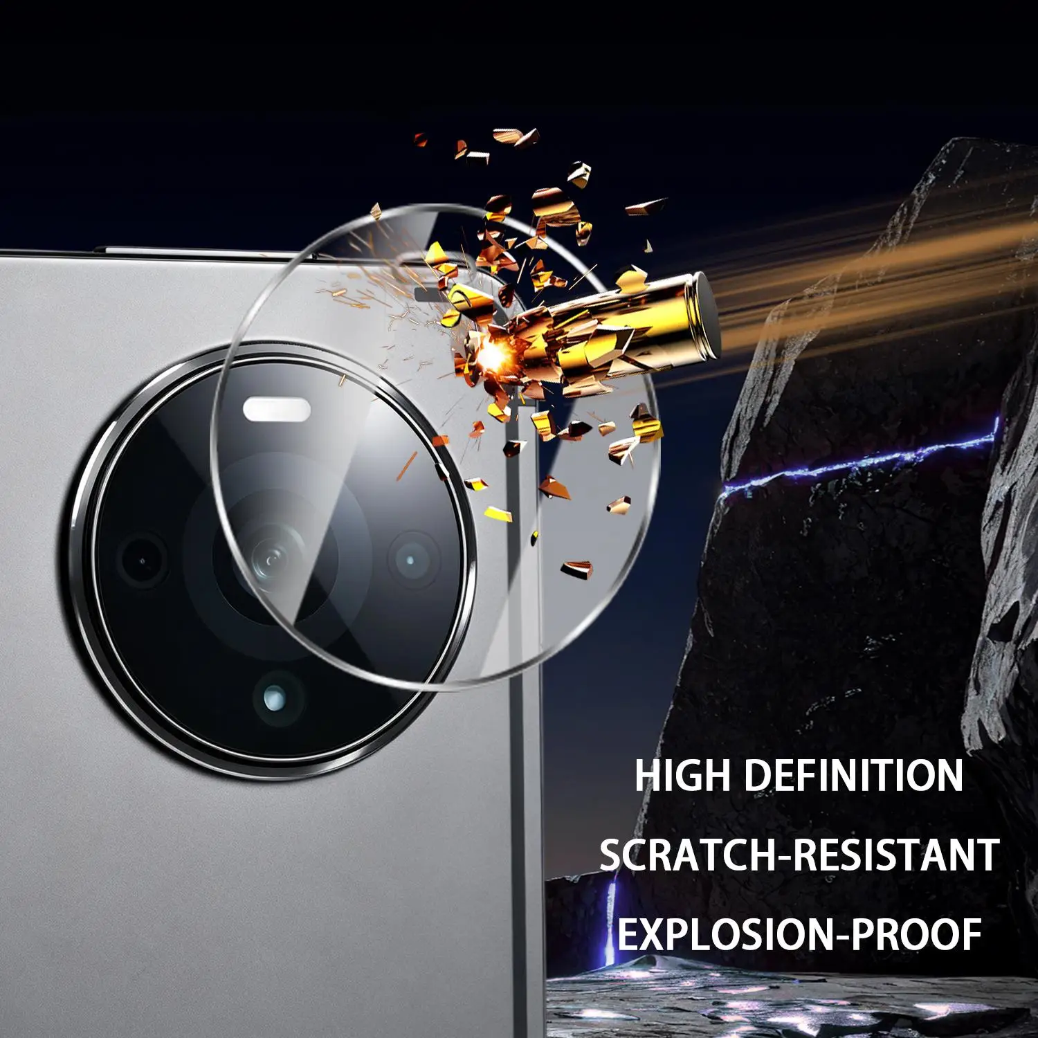 Ultra Clear Tablet Back Camera Tempered Glass Protector - Rear Lens Protective Film