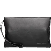 BISONDENIM-Pochette en Cuir group pour Homme, Sac à Main de Grande Capacité pour Téléphone, Marque de Luxe, Poudres, Portefeuille Souple 6
