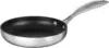 Nonstick Induction Suitable Fry Pan, Mirror Polished Stainless Exterior 3