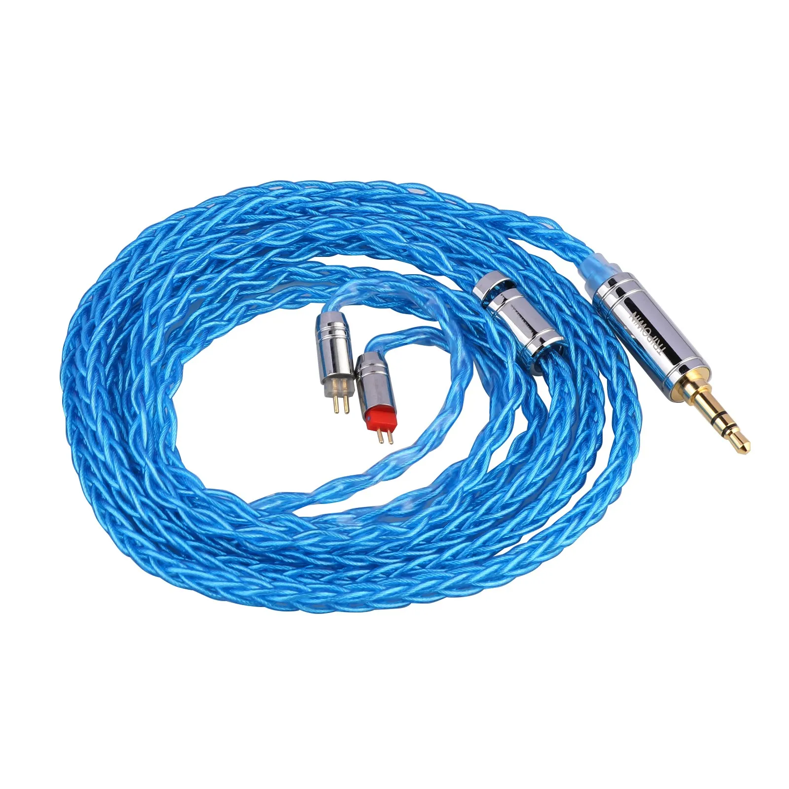 

Tripowin Seraph 8 Cores IEM Cable 28AWG Silver-plated Replacement Earphone Cable PVC Cover for In Ear Monitor Audiophile