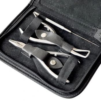 SPIKFN Micro Ring Hair Kits 3pcs/set Hair Pliers with Loop Hook Needle Professional Micro Bead Hair Install Hair Tools For Salon