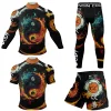 Hot Mock Neck Martial Arts Wear Custom-Made MMA Rash Guard Suit High Quality Men Bjj Fitness/Grappling Rash Guard And Short Sets 2